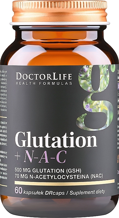 Suplement diety Gluthion - Doctor Life Glutation + NAC — Zdjęcie N1