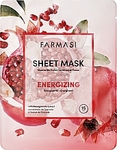 PREZENT! Orzeźwiająca maska ​​w płachcie do twarzy z ekstraktem z granatu - Farmasi Dr.C.Tuna Sheet Mask Energizing — Zdjęcie N1
