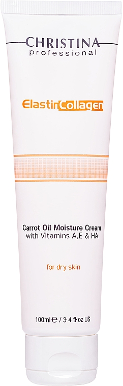 Nawilżający krem do suchej skóry - Christina Elastin Collagen Carrot Oil Moisture Cream — Zdjęcie N3