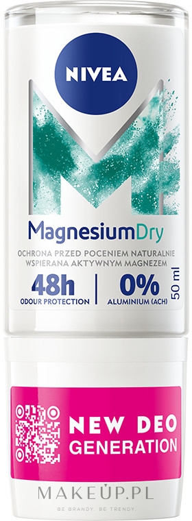 Dezodorant w kulce - NIVEA Femme Magnesium Dry Fresh Deodorant — Zdjęcie 50 ml