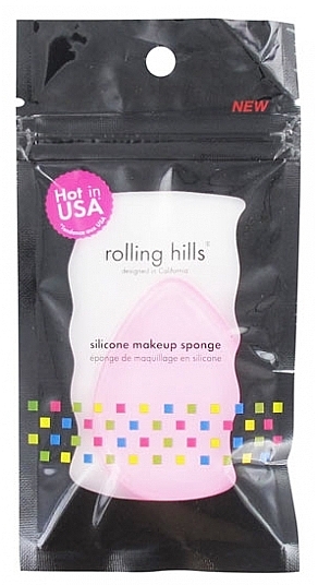 Silikonowa gąbka do makijażu - Rolling Hills Silicone Makeup Sponge Pink  — Zdjęcie N1