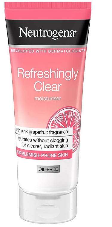 Oczyszczający krem nawilżający do twarzy - Neutrogena Refreshingly Clear Pink Grapefruit Moisturiser — Zdjęcie N1