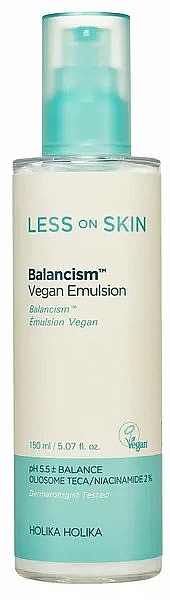 Emulsja do twarzy - Holika Holika Less On Skin Balancism Vegan Emulsion — Zdjęcie N1