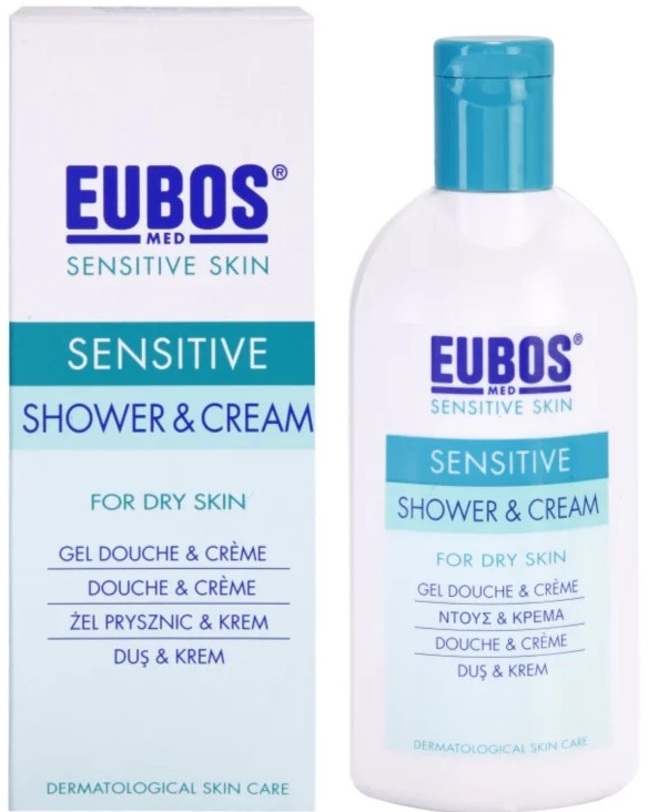 Łagodzący krem pod prysznic - Eubos Med Sensitive Skin Sensitive Shower & Cream — Zdjęcie N2