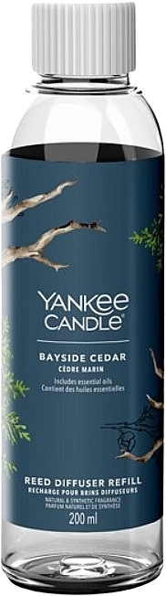 Wypełniacz do dyfuzora Bayside Cedar - Yankee Candle Signature Reed Diffuser — Zdjęcie N1