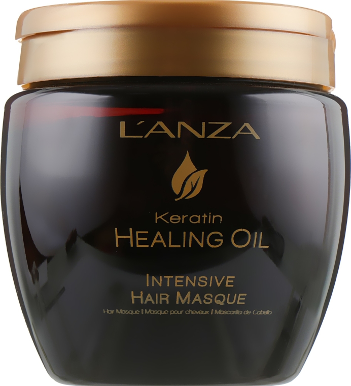 Intensywna maska do włosów - L'anza Keratin Healing Oil Intesive Hair Masque — Zdjęcie N1