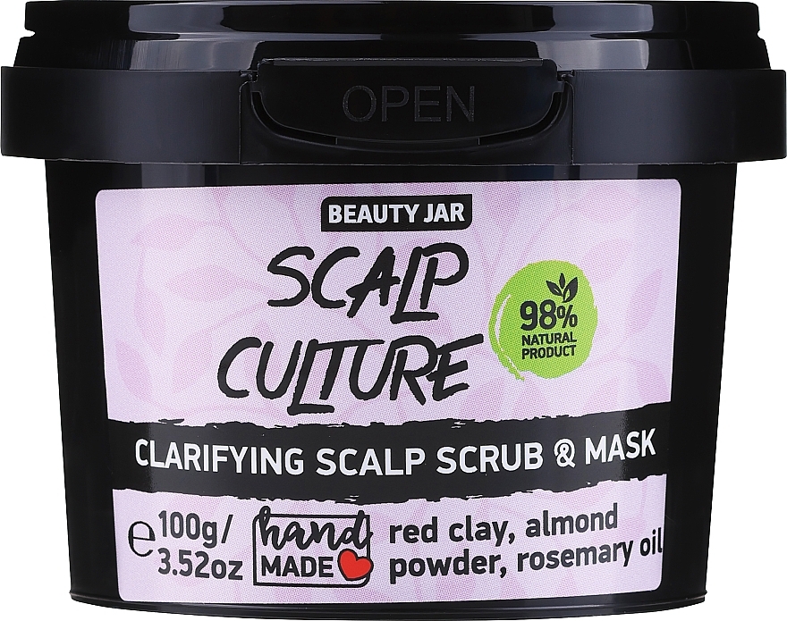 Rozjaśniający peeling do skóry głowy - Beauty Jar Scalp Culture Scalp Scrub Mask — Zdjęcie N1