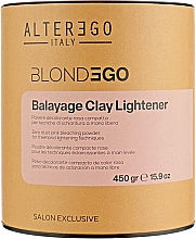 Glinkowy puder rozjaśniający - Alter Ego BlondEgo Balayage Clay Lightener — Zdjęcie N1