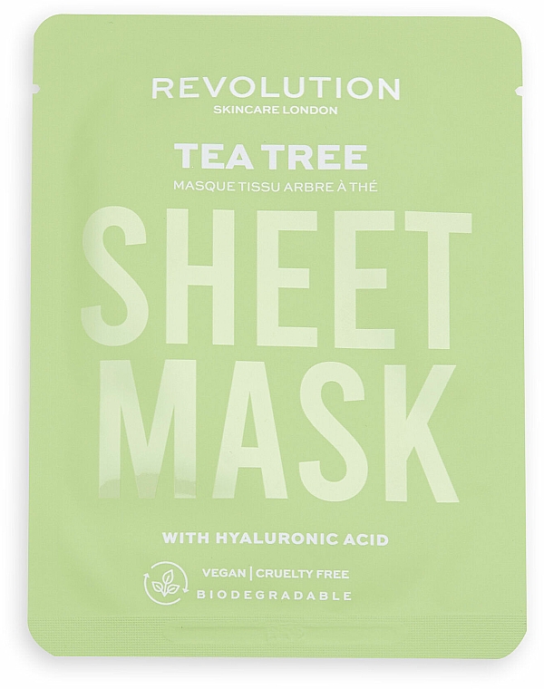 Zestaw maseczek do skóry tłustej - Revolution Skincare Oily Skin Biodegradable Sheet Mask (f/mask/3pcs) — Zdjęcie N4