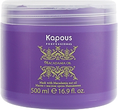 Kup Maska do włosów z olejem makadamia - Kapous Professional Macadamia Oil Mask