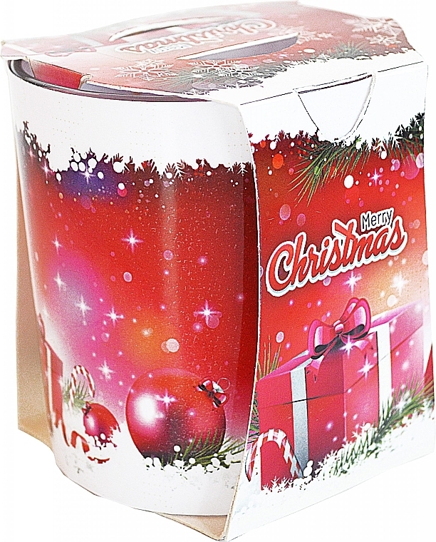 PRZECENA! Świeca zapachowa Boże Narodzenie czerwony prezent - Admit Verona Merry Christmas Red Gifts * — Zdjęcie N1