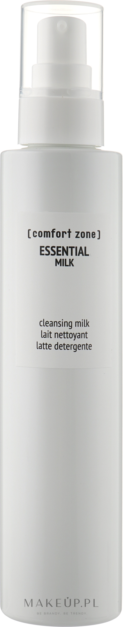 Jedwabiste mleczko oczyszczające do twarzy - Comfort Zone Essential Cleansing Milk — Zdjęcie 200 ml