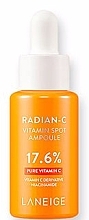 Ampułka multiwitaminowa do twarzy - Laneige Radian-C Vitamin Spot Ampoule — Zdjęcie N1