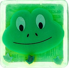 Kup Glicerynowe mydło o zapachu zielonego jabłuszka Figlarna żabcia - Chlapu Chlap