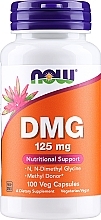 Dimetyloglicyna kwas pangamowy w kapsułkach, 125 mg - Now Foods DMG  — Zdjęcie N1