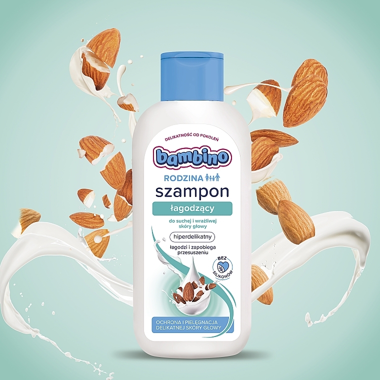 Szampon łagodzący - BAMBINO Family Soothing Shampoo — Zdjęcie N3