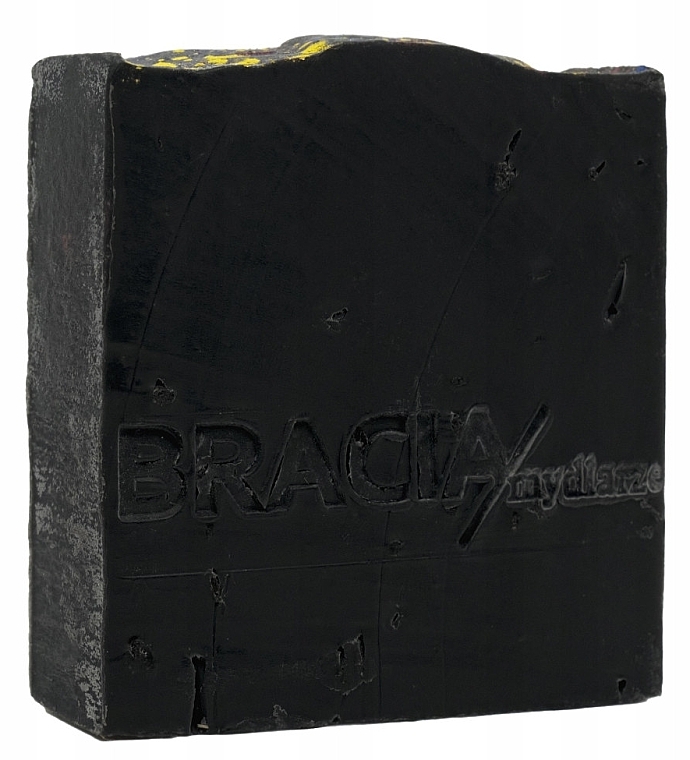 Mydło z węglem drzewnym, kokosem i lukrecją - Bracia Mydlarze Solid Soap Charcoal Coconut with Licorice — Zdjęcie N2