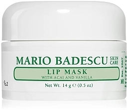 Nocna maska do ust - Mario Badescu Lip Mask with Acai and Vanilla — Zdjęcie N1