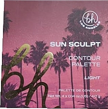 Paleta do konturowania - BH Cosmetics Los Angeles Sun Sculpt Contour Quad Palette — Zdjęcie N1