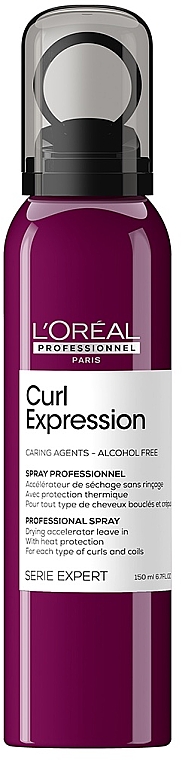 Spray przyspieszający suszenie - L'Oreal Professionnel Serie Expert Curl Expression Drying Accelerator