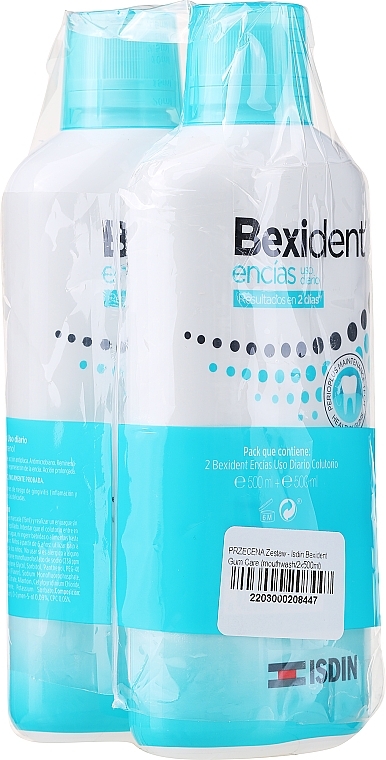 PRZECENA! Zestaw - Isdin Bexident Gum Care (mouthwash/2x500 ml) * — Zdjęcie N2