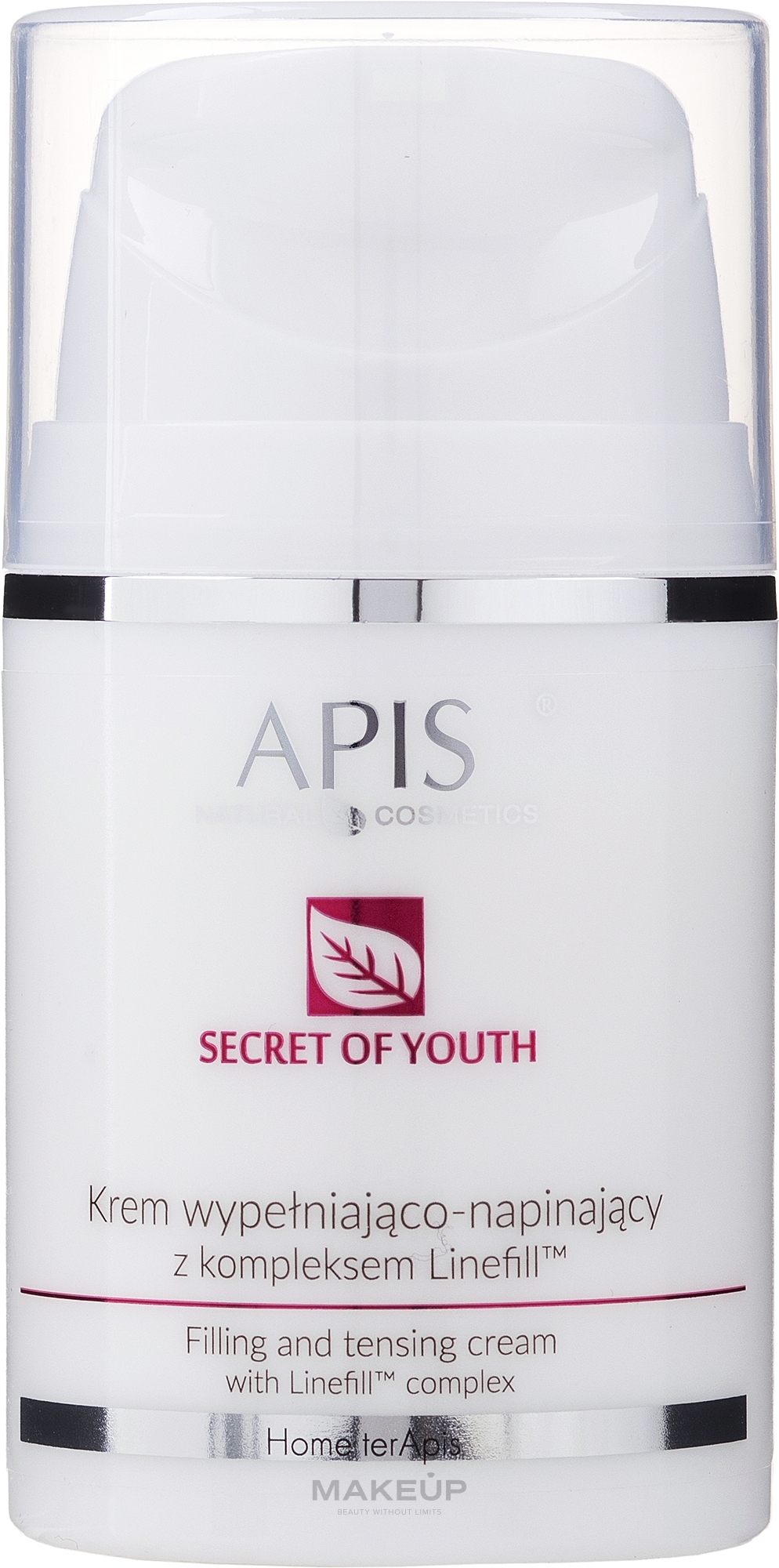 Krem wypełniająco-napinający z kompleksem Linefill - APIS Professional Secret of Youth — Zdjęcie 50 ml