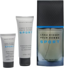 Kup Issey Miyake L'Eau D'Issey Pour Homme Sport - Zestaw (edt/100ml + sh/g/75ml + af/sh/30ml )