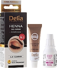 Kup PRZECENA!  Henna do brwi w kremie - Delia Cosmetics Eyebrow Expert *