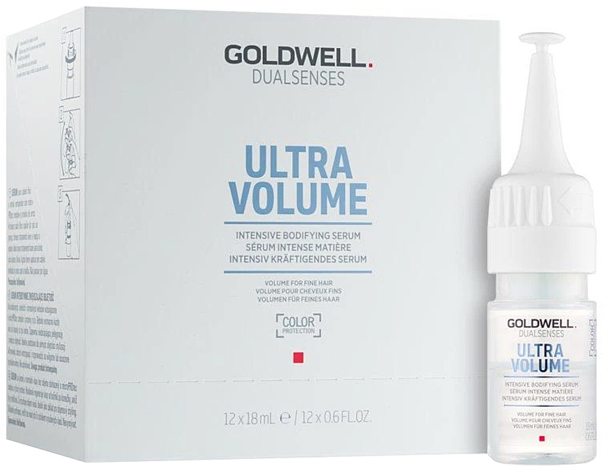 Intensywne serum dodające włosom objętości - Goldwell Dualsenses Ultra Conditioning Serum — Zdjęcie N8