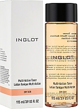 Tonik do skóry suchej - Inglot Multi-Action Toner Dry Skin — Zdjęcie N1