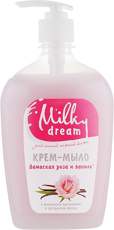 Mydło w płynie Róża damasceńska i wanilia - Milky Dream