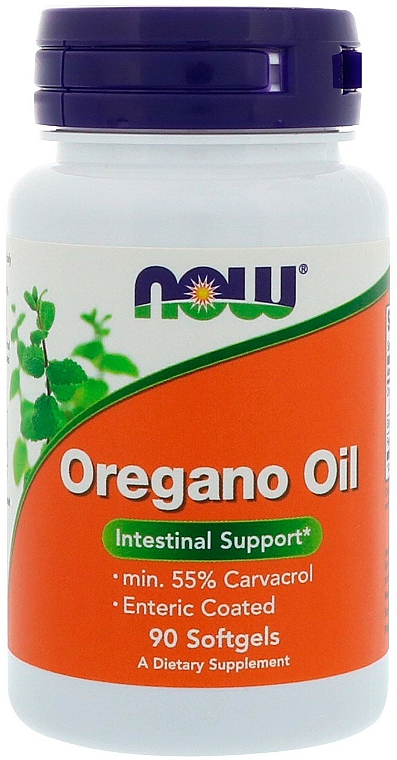 Kapsułki z olejem z oregano - Now Foods Oregano Oil Intestinal Support — Zdjęcie N1