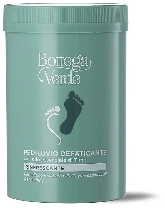 Sól do stóp z olejkiem eterycznym z tymianku - Bottega Verde Revitalizing Foot Bath — Zdjęcie N1