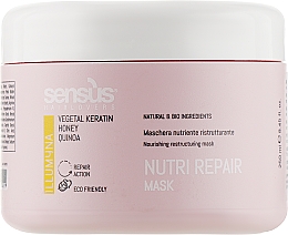 Odżywcza maska ​​do włosów suchych - Sensus Nutri Repair Mask — Zdjęcie N1
