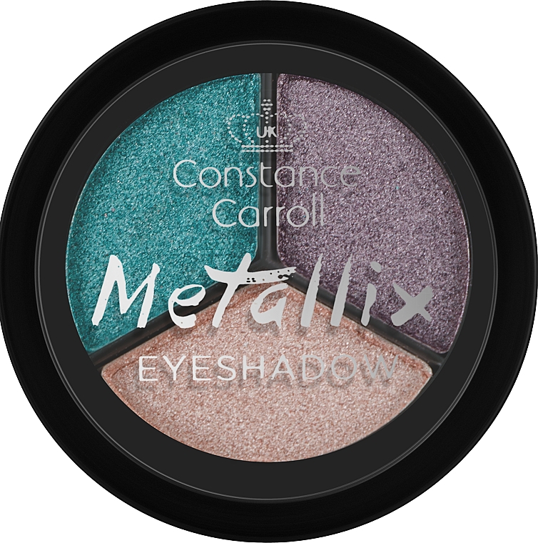Potrójny metaliczny cień do powiek - Constance Carroll Metallix Trio Eyeshadow — Zdjęcie N2