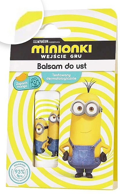 Balsam do ust Minionki - Nickelodeon Minions Mango Lip Balsam — Zdjęcie N1