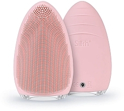 Kup PRZECENA! Szczoteczka do mycia twarzy, różowa - Silk'n Bright Silicone Pink Facial Cleansing Brush *