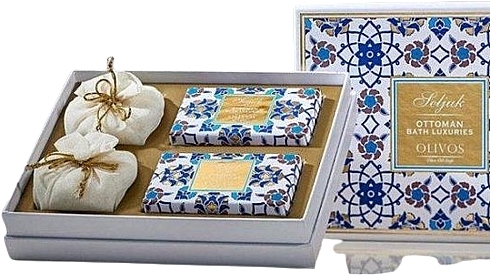 PRZECENA! Zestaw - Olivos Ottaman Bath Soap Seljuk Gift Set (soap 2 x 250g + soap 2 x 100g)	 * — Zdjęcie N1