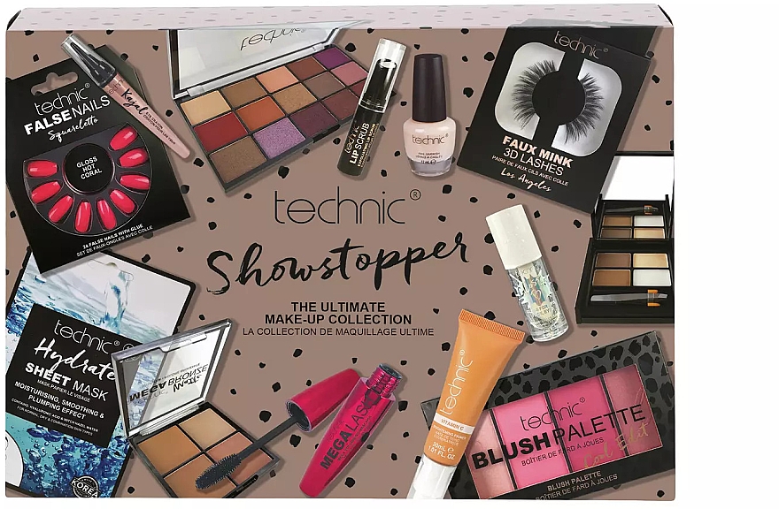 Zestaw, 12 produktów - Technic Cosmetics Showstopper Box — Zdjęcie N1