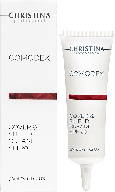 Krem ochronny do twarzy SPF 20 - Christina Comodex Cover & Shield Cream — Zdjęcie N2