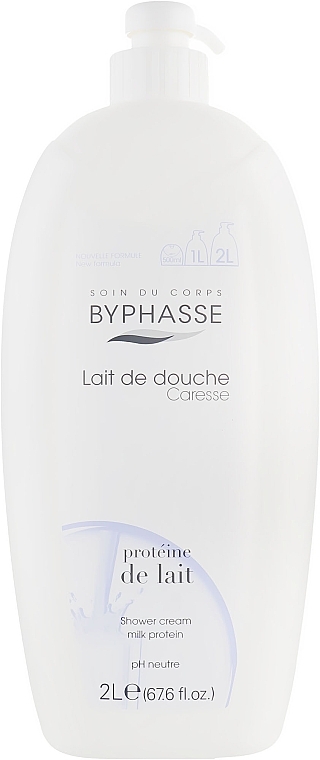 Mleczko pod prysznic Proteiny mleka - Byphasse Caresse Shower Cream — Zdjęcie N3