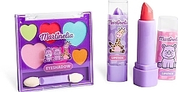 PRZECENA! Zestaw do makijażu - Martinelia My Best Friend Makeup Set (lip/stick/2 pcs + eye/shadow/1 pcs) * — Zdjęcie N1