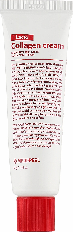 Krem ujędrniający z kolagenem i lactobacillusem - MEDIPEEL Red Lacto Collagen Cream — Zdjęcie N1