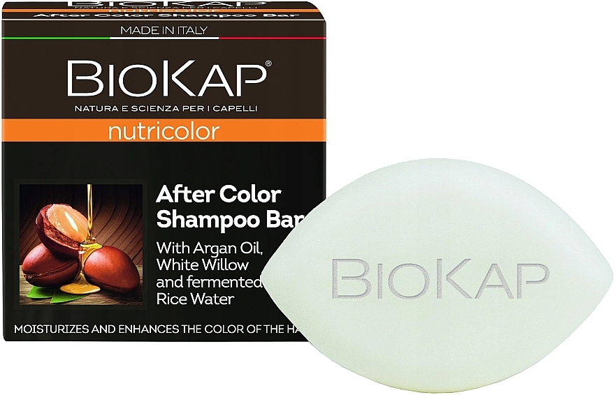 PREZENT! Odbudowujący szampon do włosów farbowanych - BiosLine Biokap Nutricolor — Zdjęcie N1