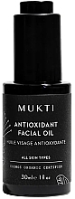 Olejek przeciwutleniający do twarzy - Mukti Organics Antioxidant Facial Oil — Zdjęcie N1