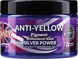 Kup Maska do włosów - Ronney Professional Anti-Yellow Pigment Silver Power Mask