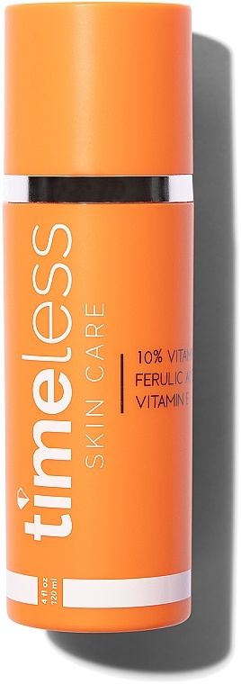 Serum z witaminami C i E oraz kwasem ferulowym - Timeless Skin Care 10% Vitamin C + E Ferulic Acid Serum (uzupełnienie) — Zdjęcie N1