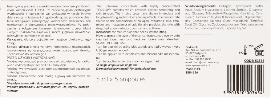 Ampułki do twarzy - APIS Professional Concentrate Ampule Ten's Up — Zdjęcie N3