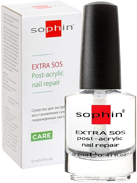 Odżywka do bardzo zniszczonych paznokci - Sophin Extra SOS Post-Acrylic Nail Repair — Zdjęcie N1