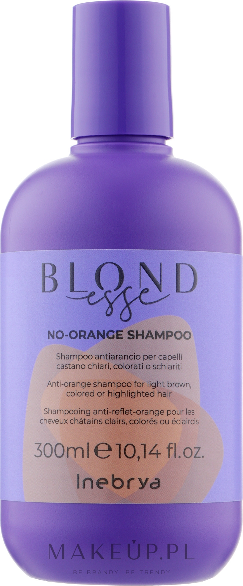 Szampon do włosów blond ochładzający kolor - Inebrya Blondesse No-Orange Shampoo — Zdjęcie 300 ml
